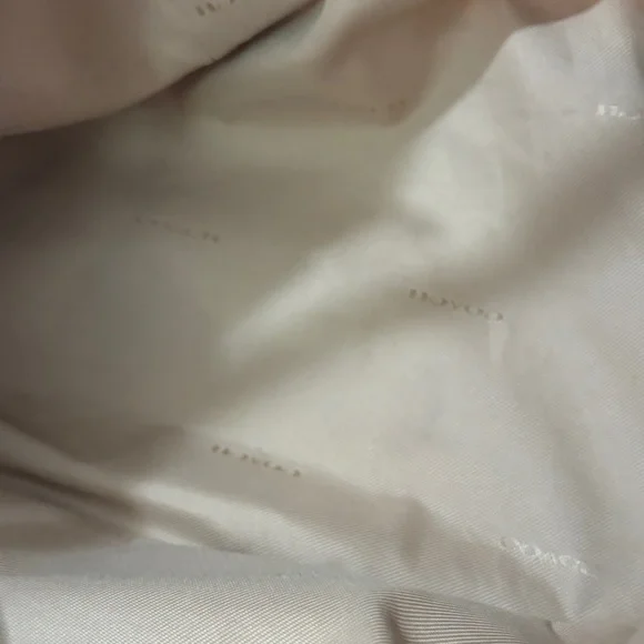 Coach Checkered Beige and Tan Shoulder Bag - Picture 8 of 16